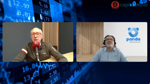 Eduardo Castillo, director de Ciberafterwork en Capital Radio; y Hervé Lambert, Global Consumer Operations Manager de Panda Security. Eduardo Castillo, director de Ciberafterwork en Capital Radio; y Hervé Lambert, Global Consumer Operations Manager de Panda Security.