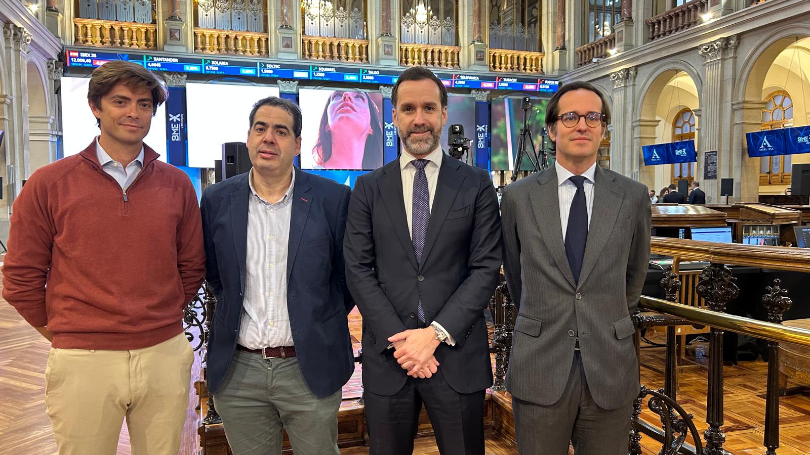 Pablo Ventura (K Fund), Ignacio Larrú (Ignacio Larrú, Capital Radio), Jacobo Anes (Anta AM) y Manuel Travesedo (March Private Equity)