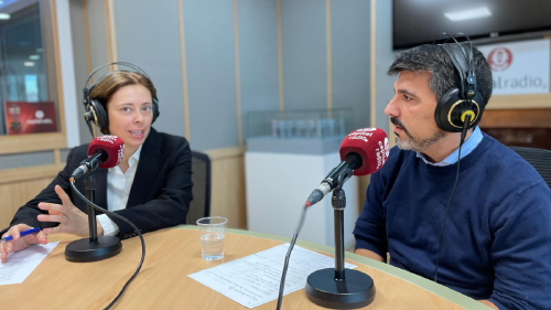 Beatriz Alonso, directora de Sostenibilidad en Surus; e Íñigo García Fernández, director de Desarrollo Sostenible de Decathlon. Beatriz Alonso, directora de Sostenibilidad en Surus; e Íñigo García Fernández, director de Desarrollo Sostenible de Decathlon.