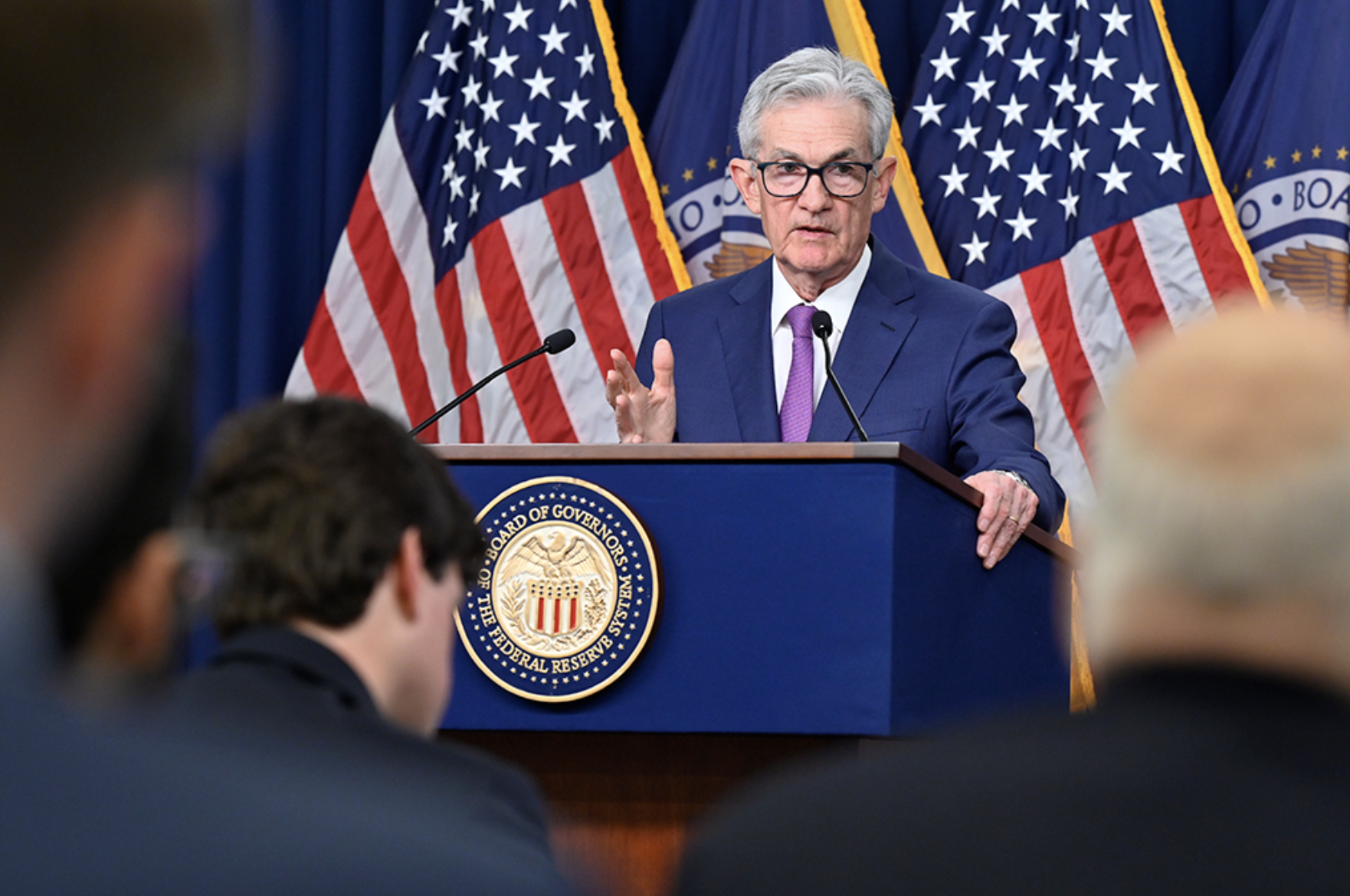 Jerome Powell, presidente de la FED, el 1 de mayo de 2024 Jerome Powell, presidente de la FED, el 1 de mayo de 2024